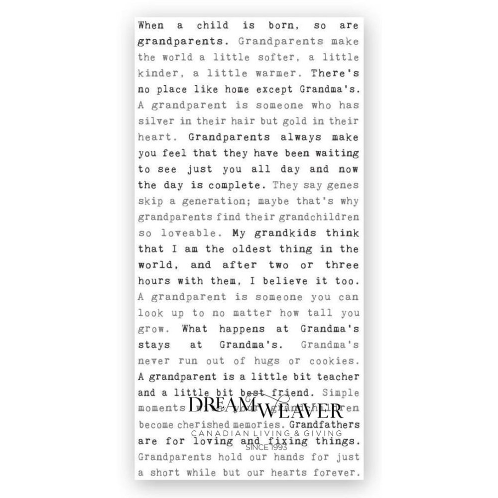 Grandparents Wooden Sign | Cedar Mountain Studios